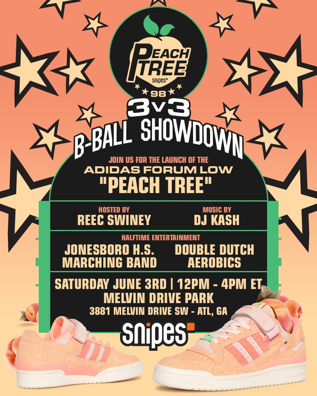 SNIPES USA adidas Forum Low Peach Tree