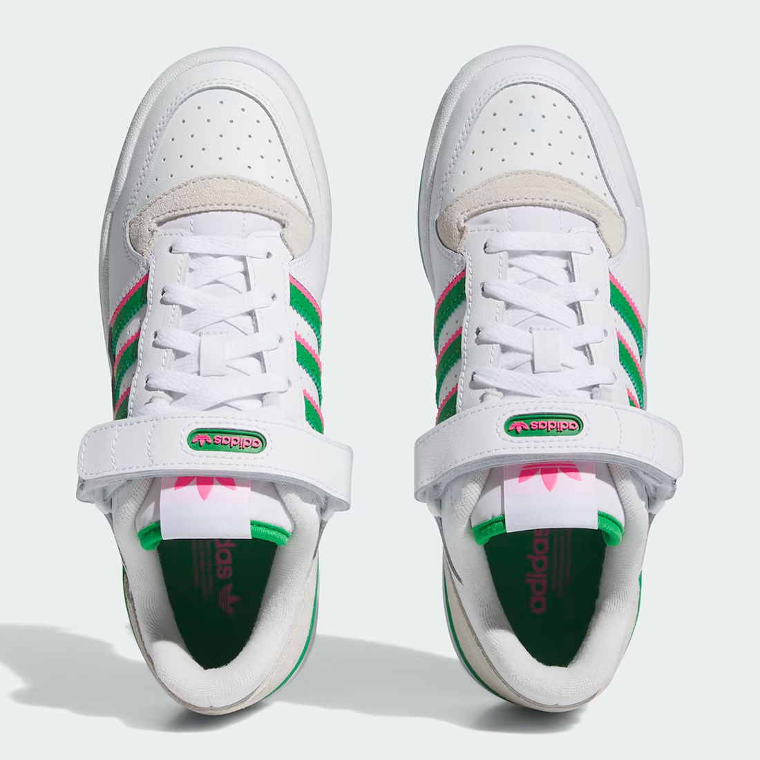 adidas Forum Low White Green Pink IE7422