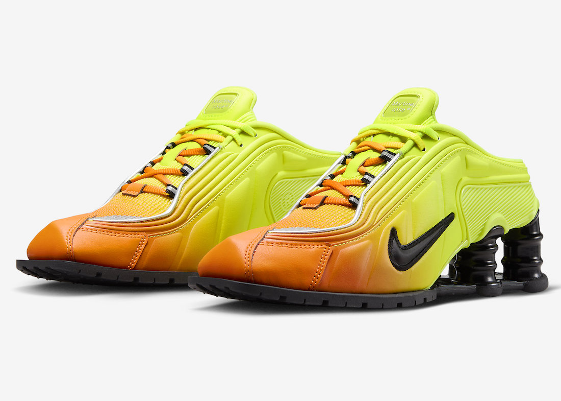 Official Photos of the Martine Rose x Nike Shox Mule MR 4 “Safety Orange”