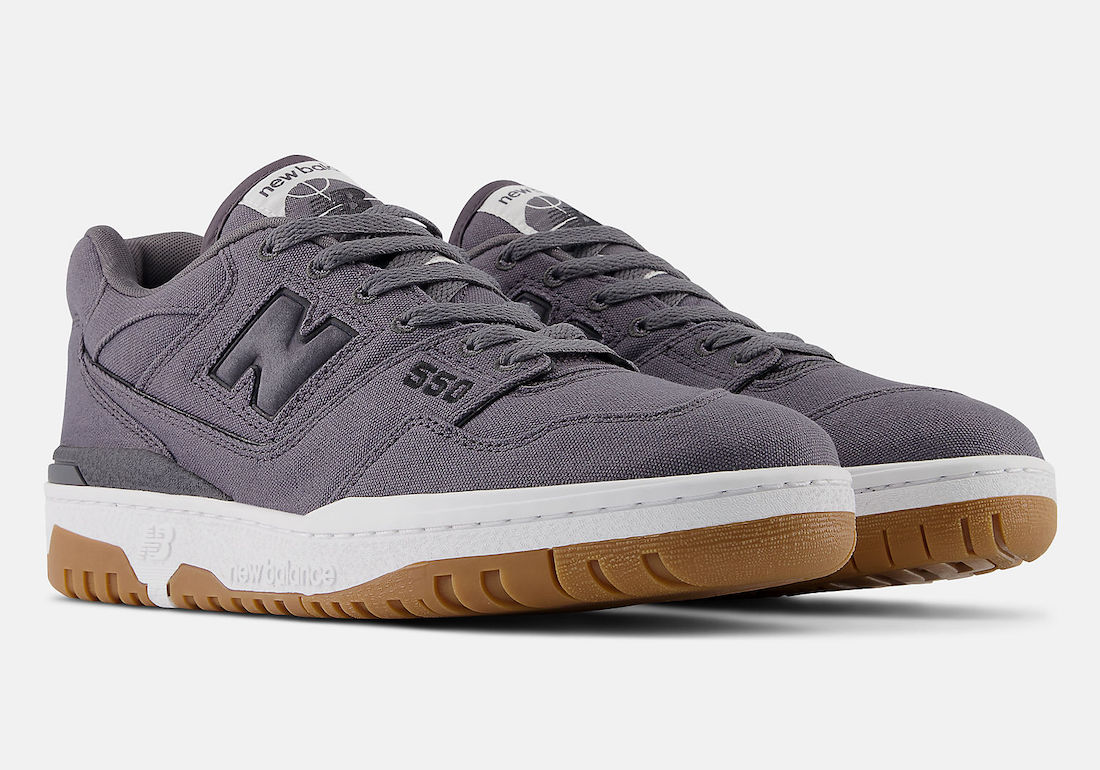 New Balance 550 Covered in Grey Canvas