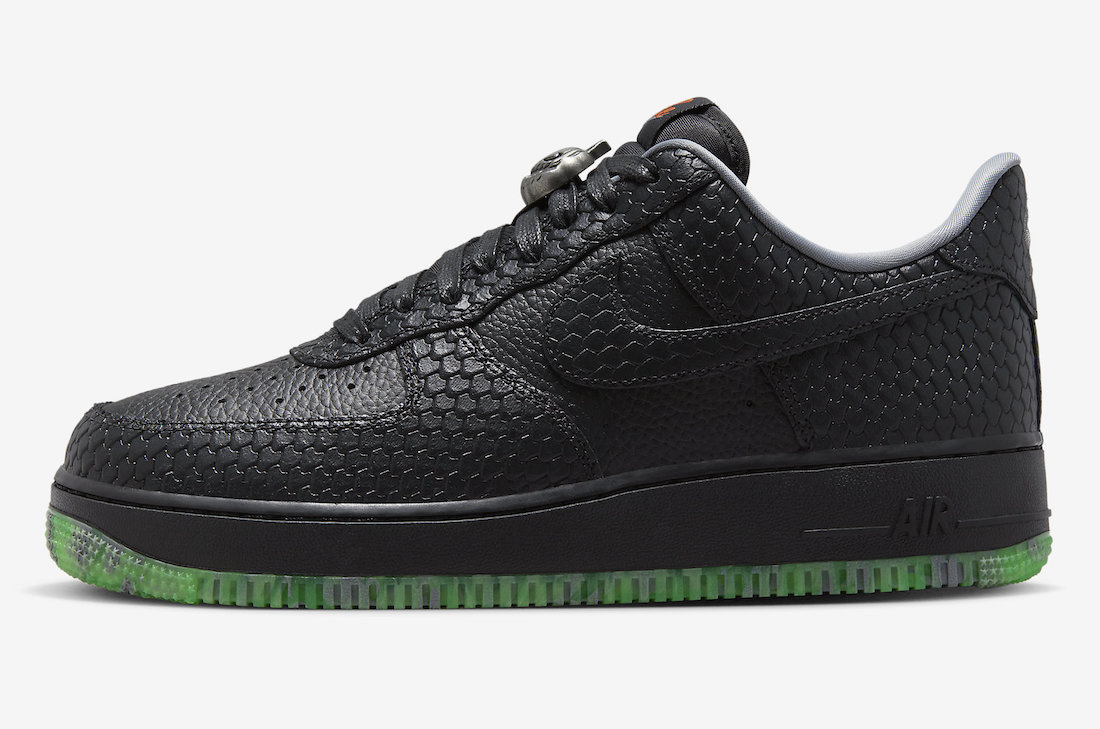 Nike Air Force 1 Low Halloween FQ8822-084 lateral view