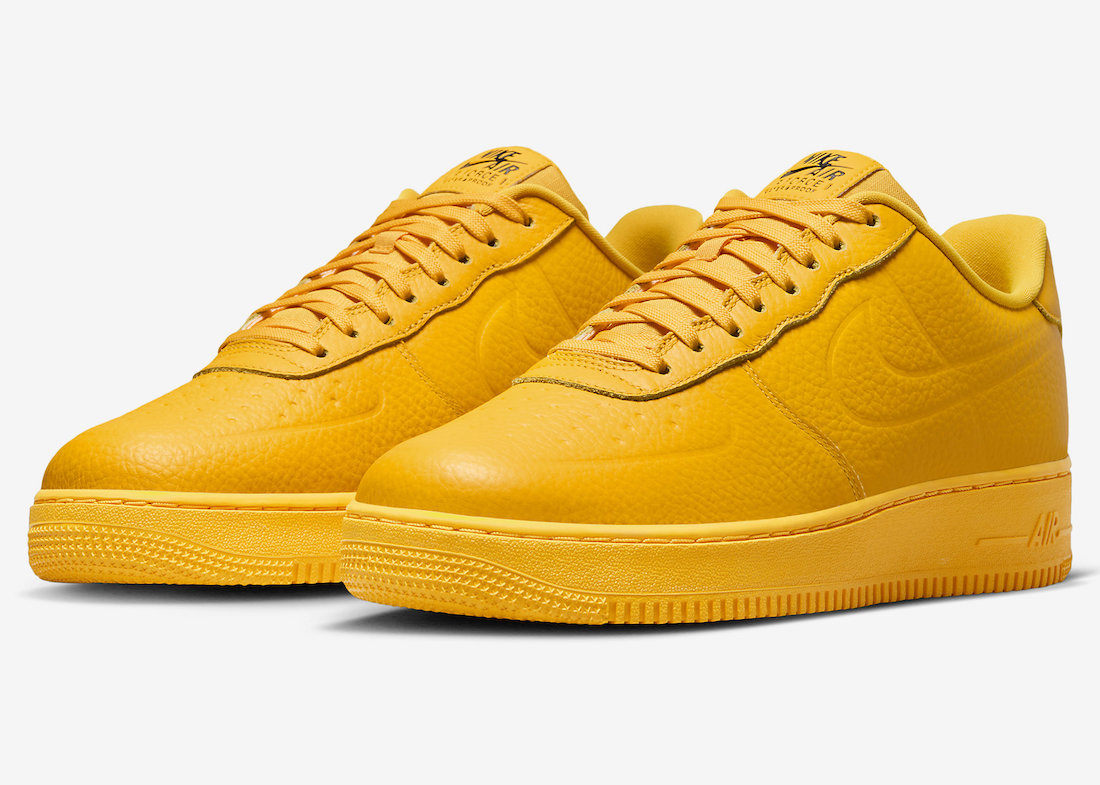 Nike Air Force 1 Low Pro-Tech “University Gold” Now Available