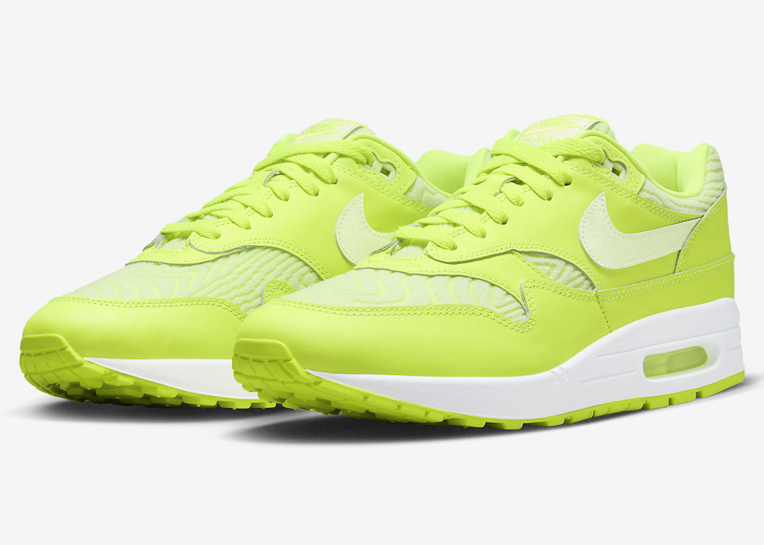 Nike Air Max 1 “Volt” With Topographic Patterns