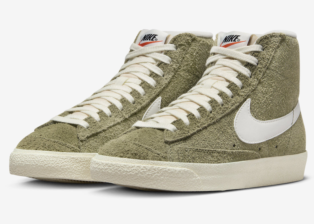 Nike Blazer Mid ’77 Vintage “Olive Suede” For Fall 2023