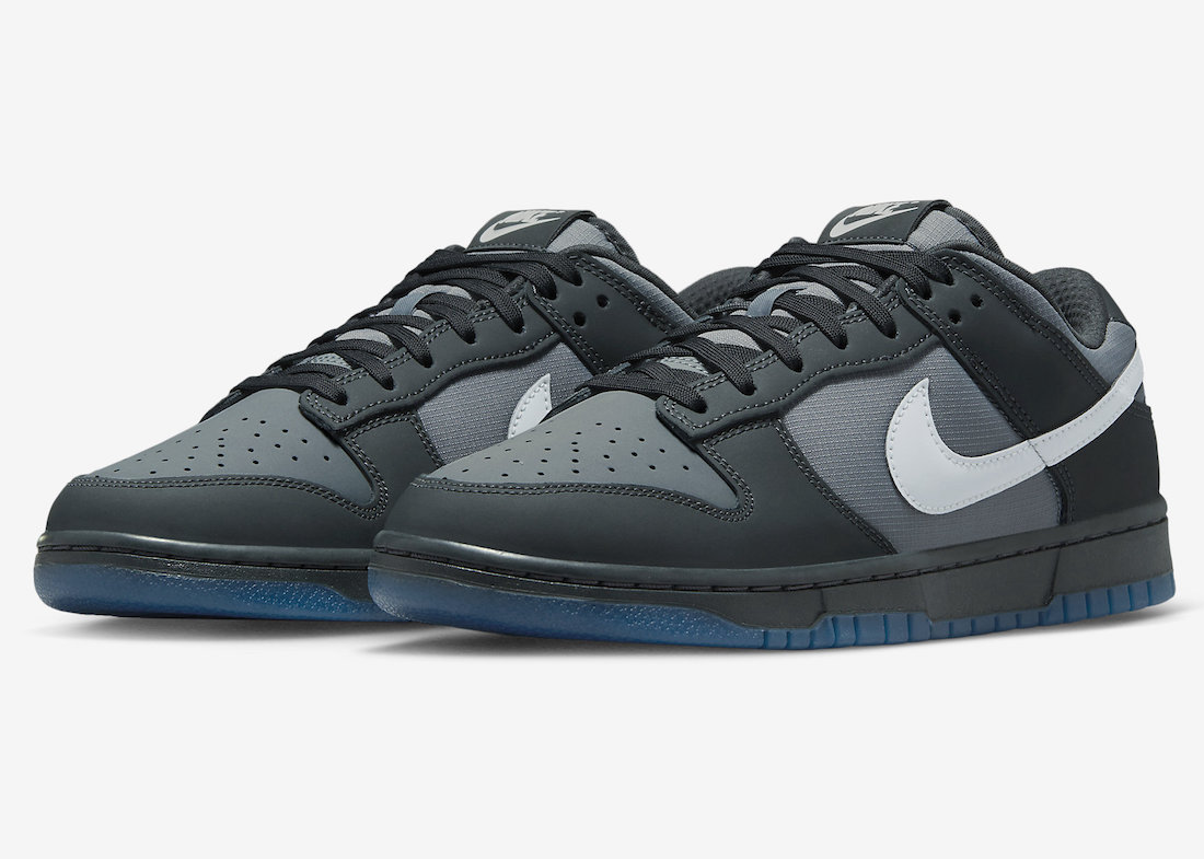 Nike Dunk Low “Anthracite” With Reflective Swooshes