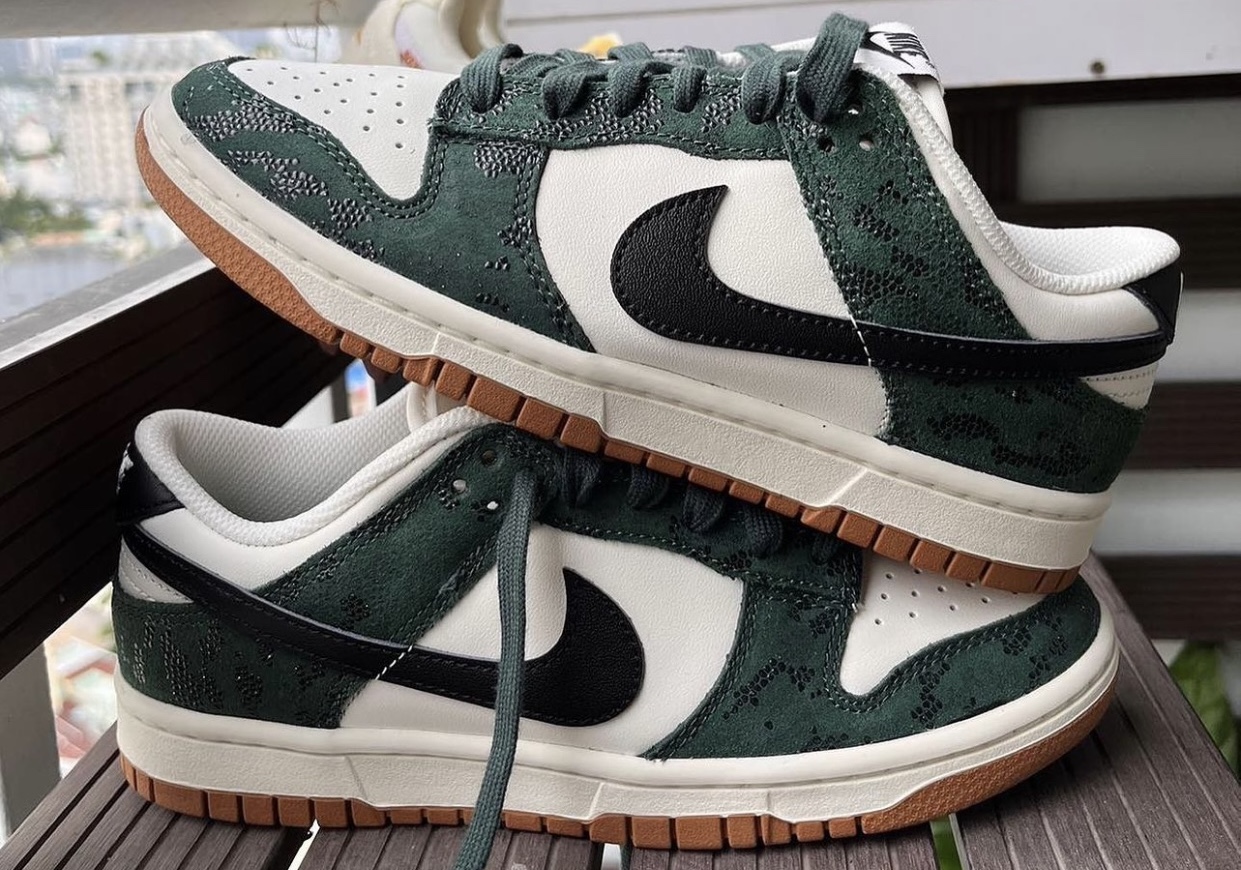 First Look: Nike Dunk Low “Green Snake”