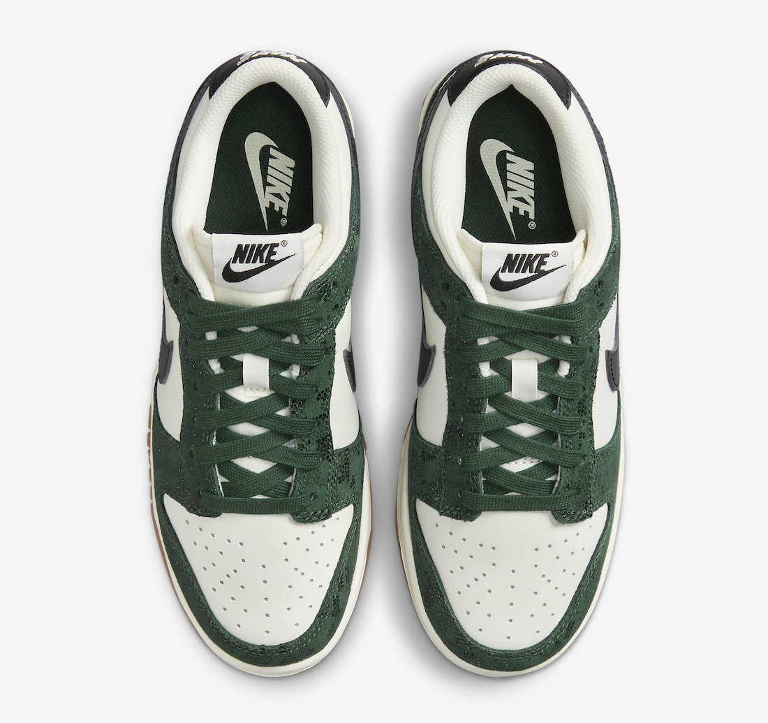 Nike Dunk Low Green Snake FQ8893-397 Release Info