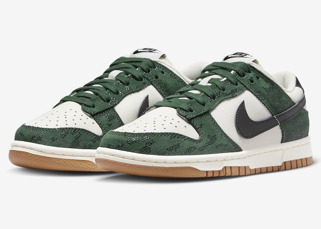 Official Photos of the Nike Dunk Low “Green Snake”