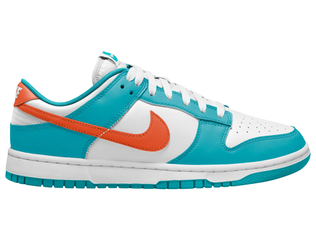 Nike Dunk Low Miami Dolphins DV0833-102 lateral side
