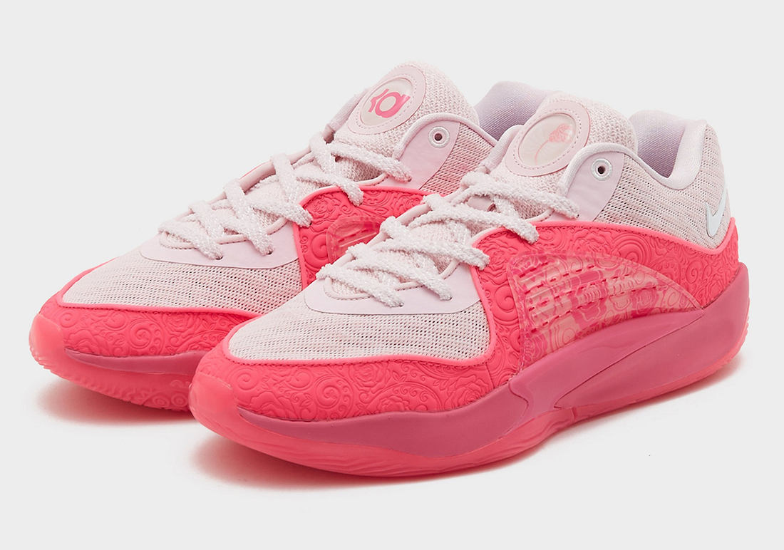 Nike KD 16 Aunt Pearl FN4929-600 celebrates Breast Cancer Awareness 