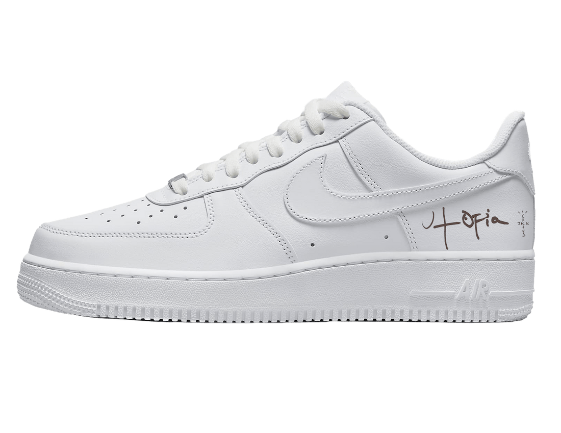Travis Scott Releases Special-Edition Nike Air Force 1 “Utopia”