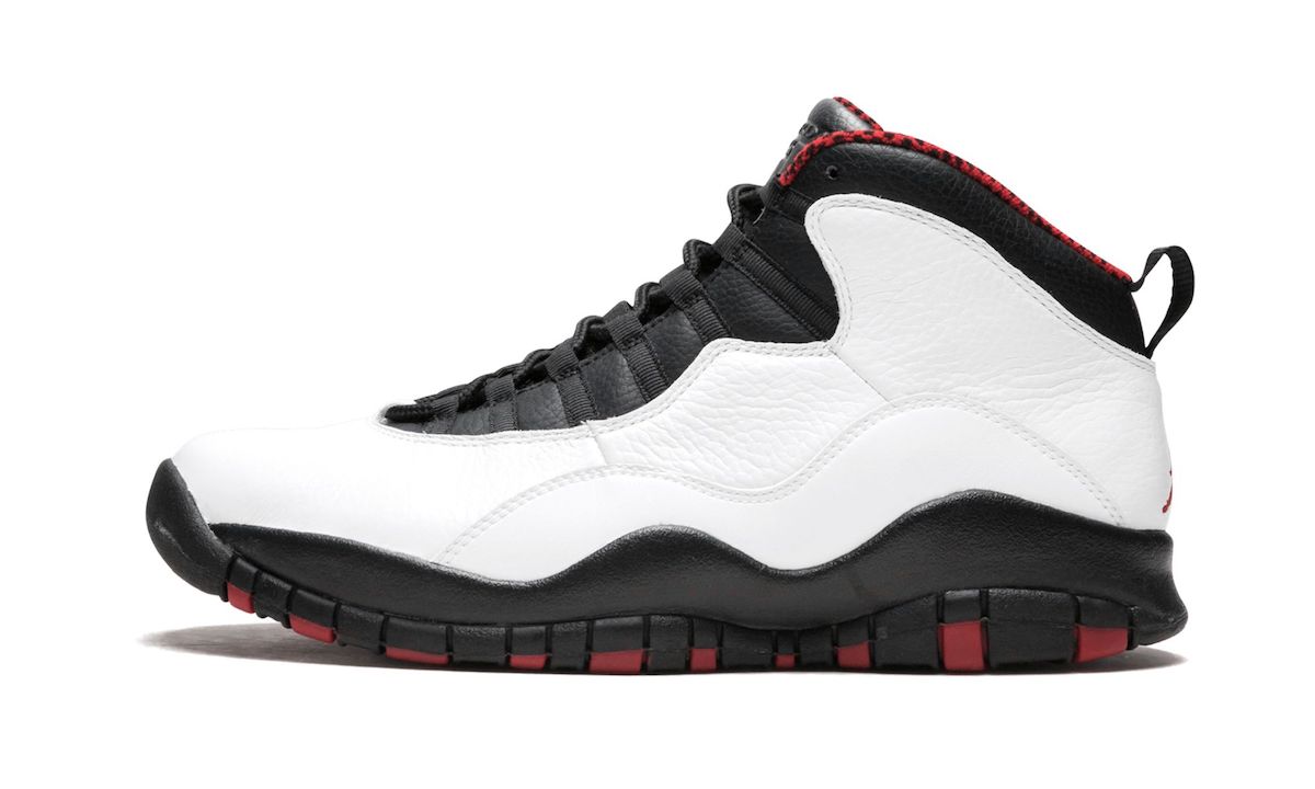 Air Jordan 10 Chicago - Classic Red and Black Basketball Shoes
