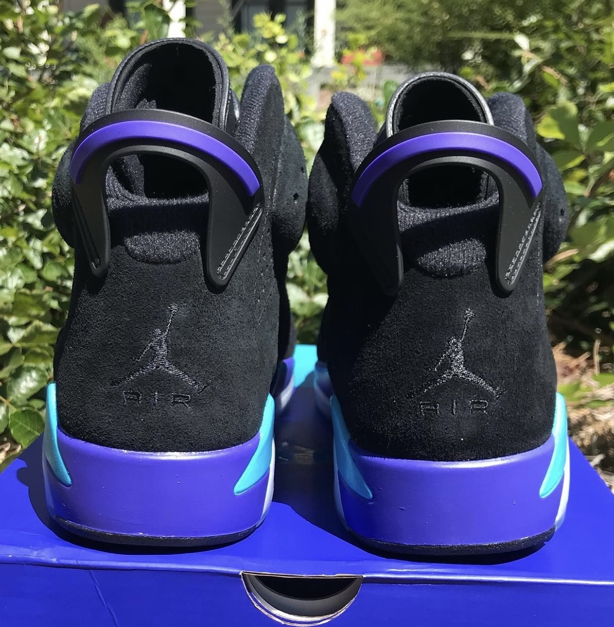 Air Jordan 6 Aqua Back Heel Tabs
