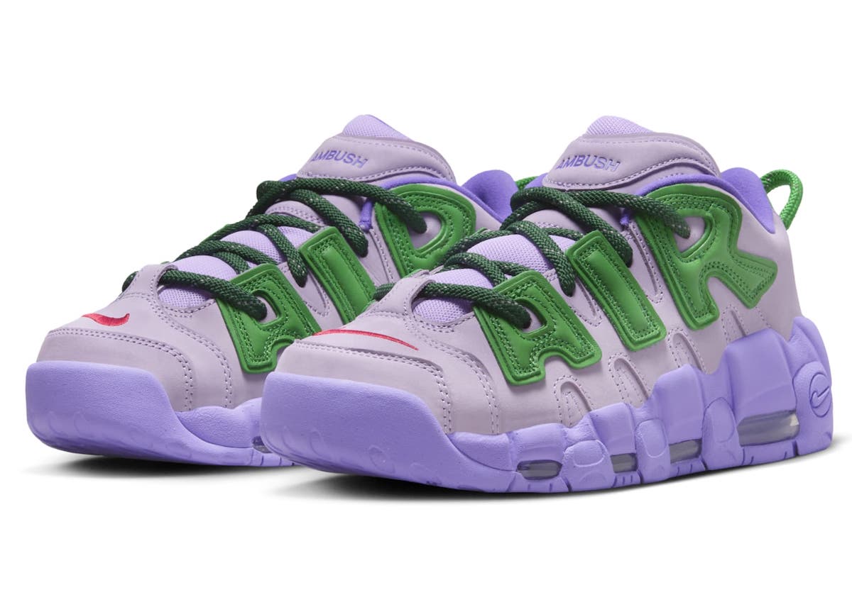 AMBUSH x Nike Air More Uptempo Low “Lilac” Releasing in October