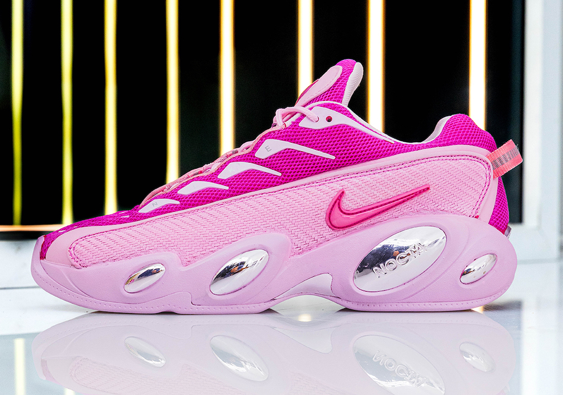 The Shoe Surgeon Nike NOCTA Glide Pink Custom for Drake