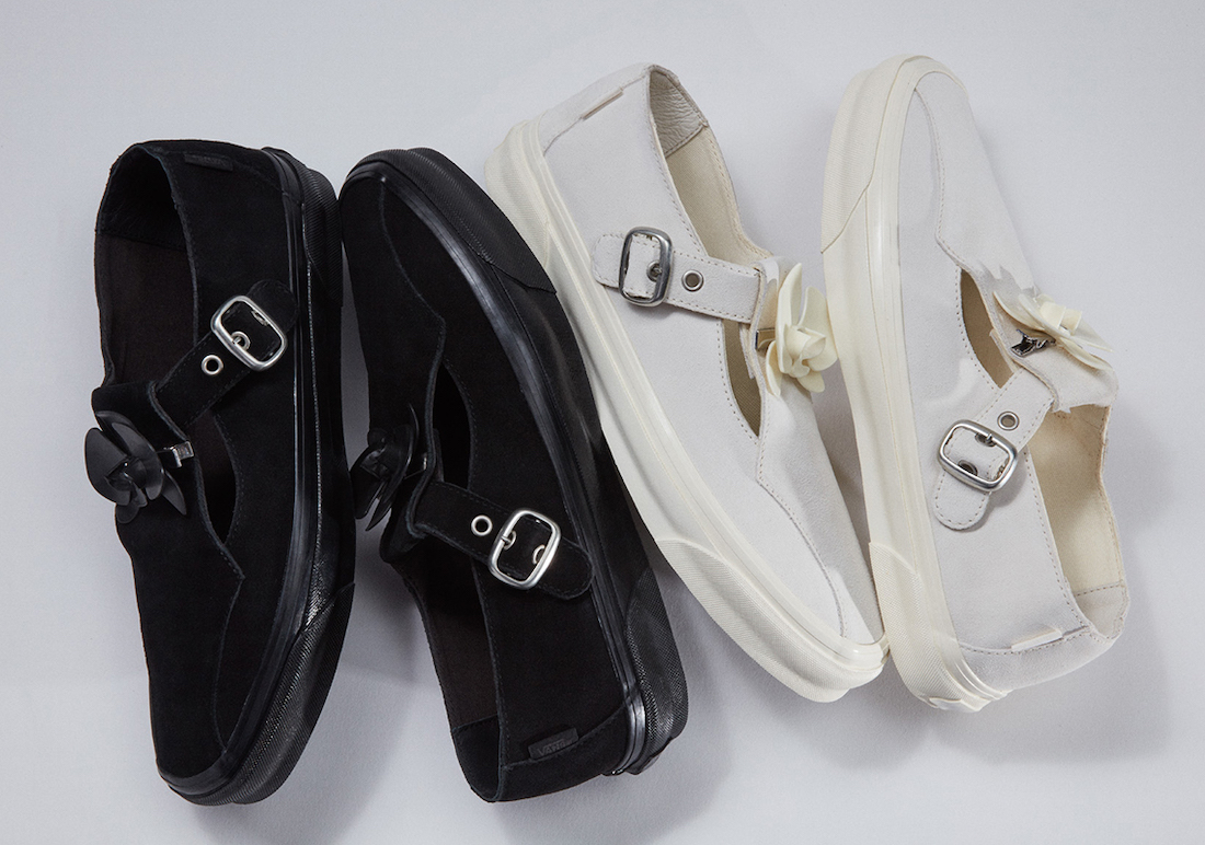 Goodfight Vault By Vans VN0A38F7PHN1 Old Skool EU 36 True White Slip-On in Black and White colorways