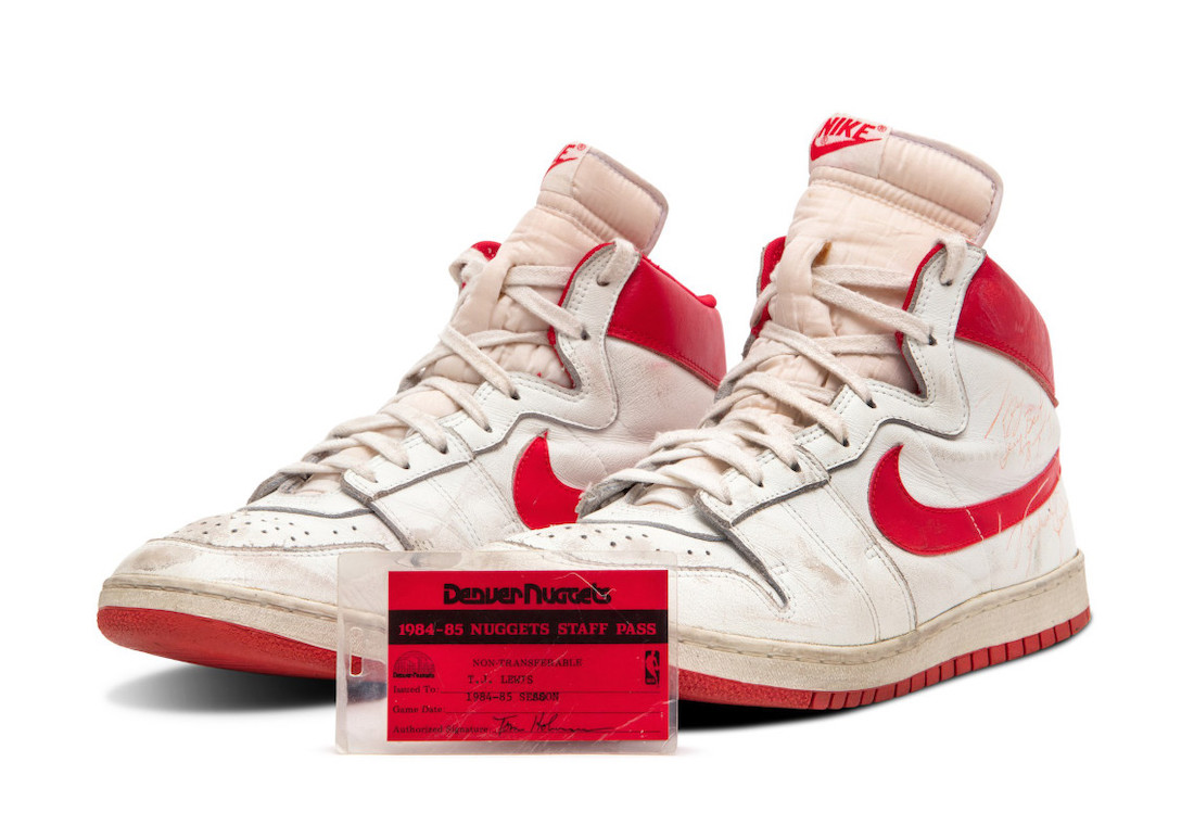 Michael Jordan Nike Air Ship from 1984 in White and Red Auction