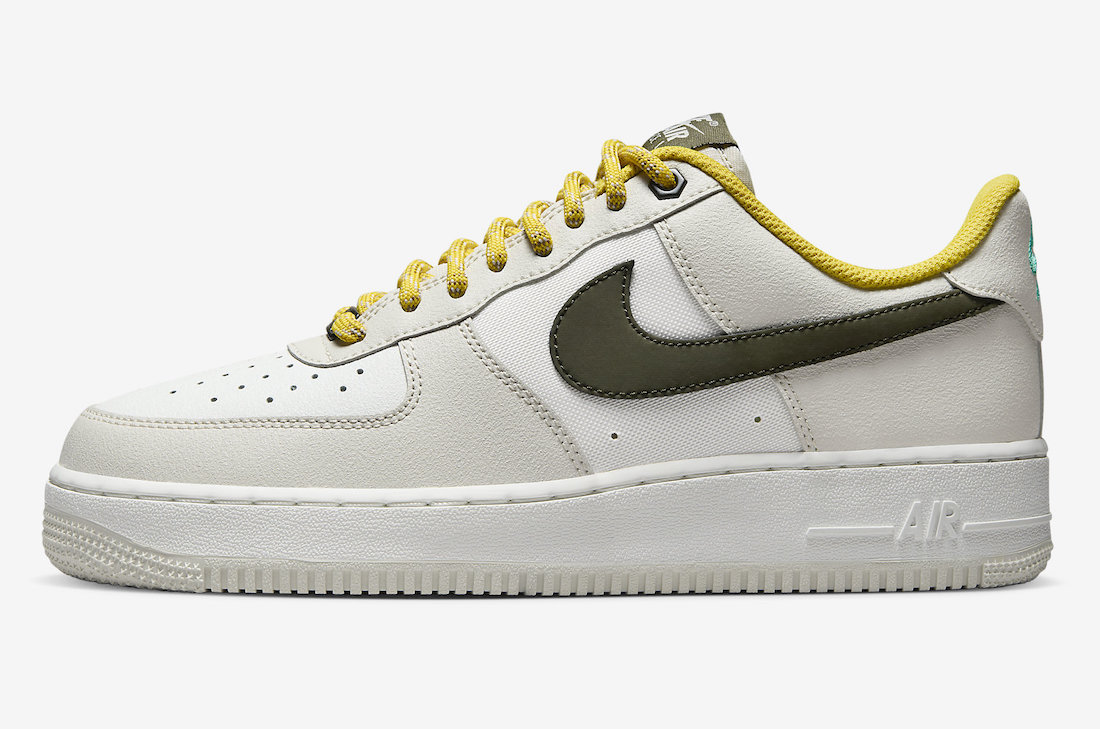 Nike Air Force 1 Low Premium Light Bone FV3628-031 Lateral Side