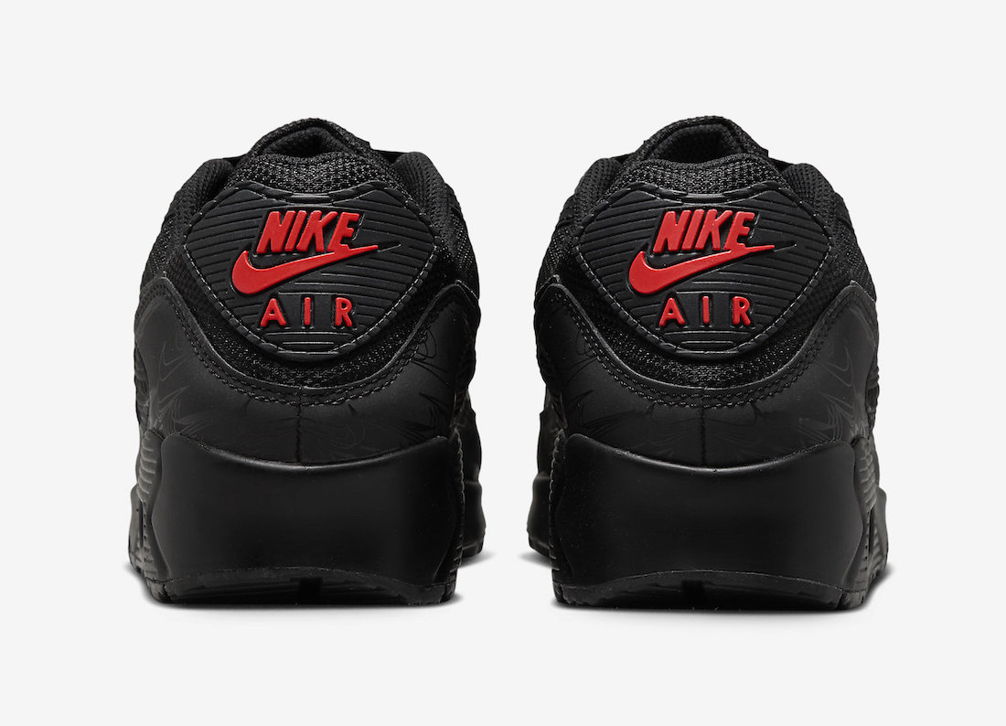 Nike Air Max 90 Black Reflective DZ4504-003 Heels