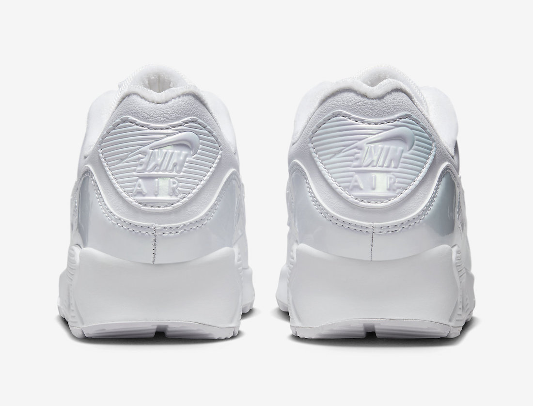 Nike Air Max 90 Just Do It White FD8684-100 Heels