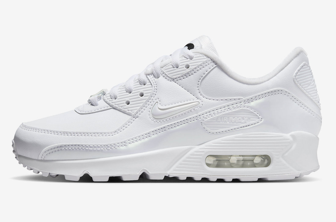 Nike Air Max 90 Just Do It White FD8684-100 Lateral Side