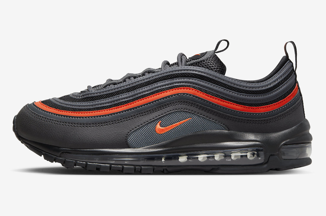 Nike Air Max 97 Black Picante Red 921826-018 Lateral Side