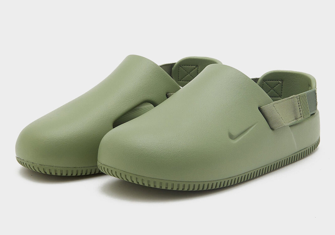 Nike Calm Mule Olive Green