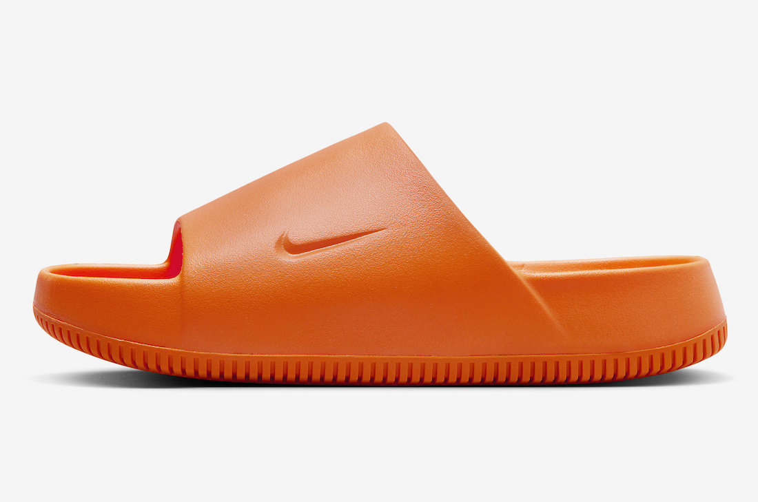 Nike Calm Slide Orange Lateral Side
