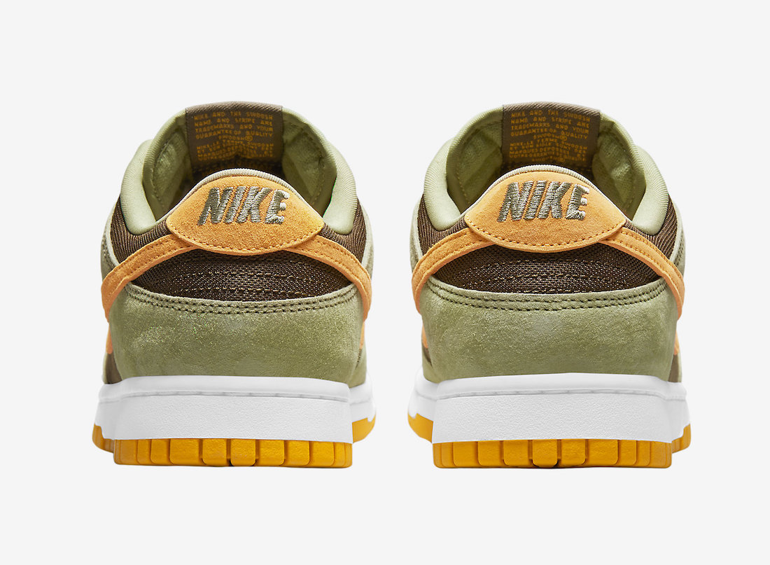 Nike Dunk Low Dusty Olive DH5360-300 Heels