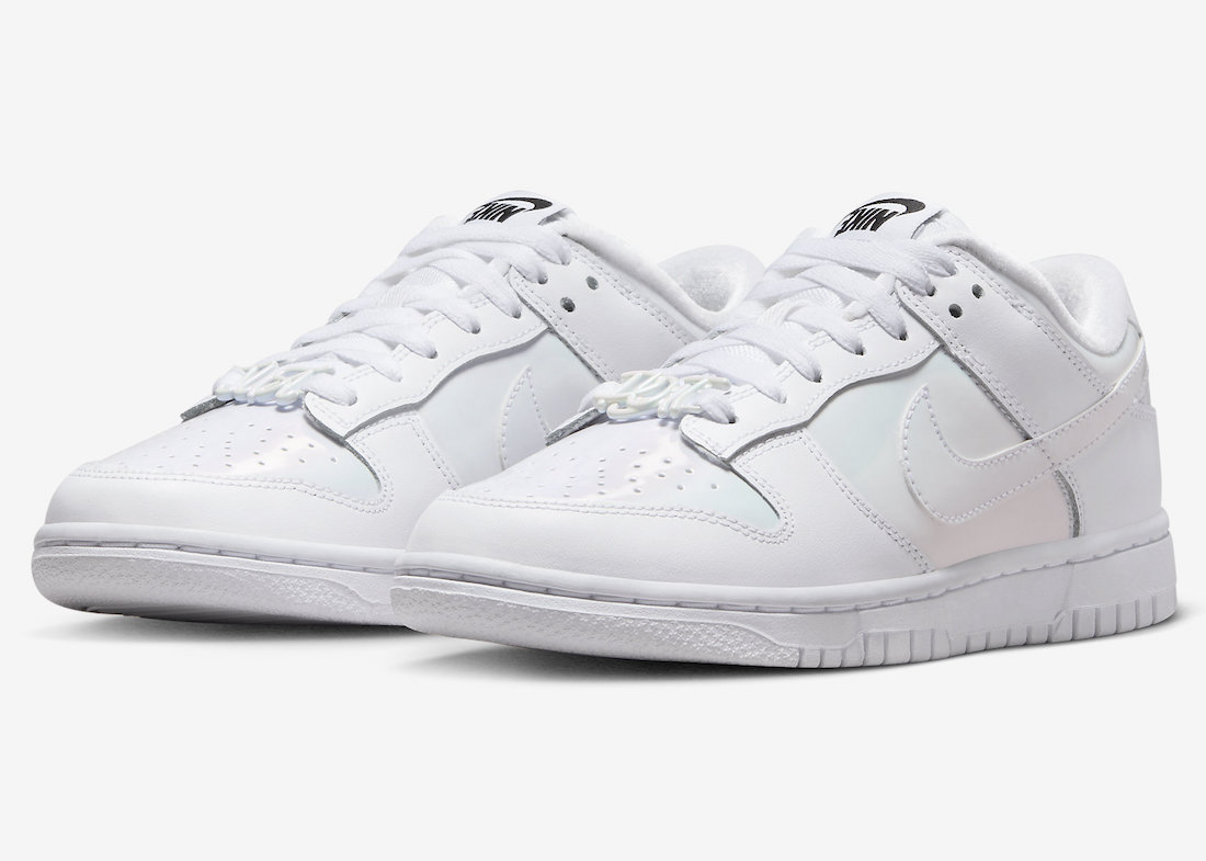Women’s Nike Dunk Low “Just Do It” With Iridescent Details