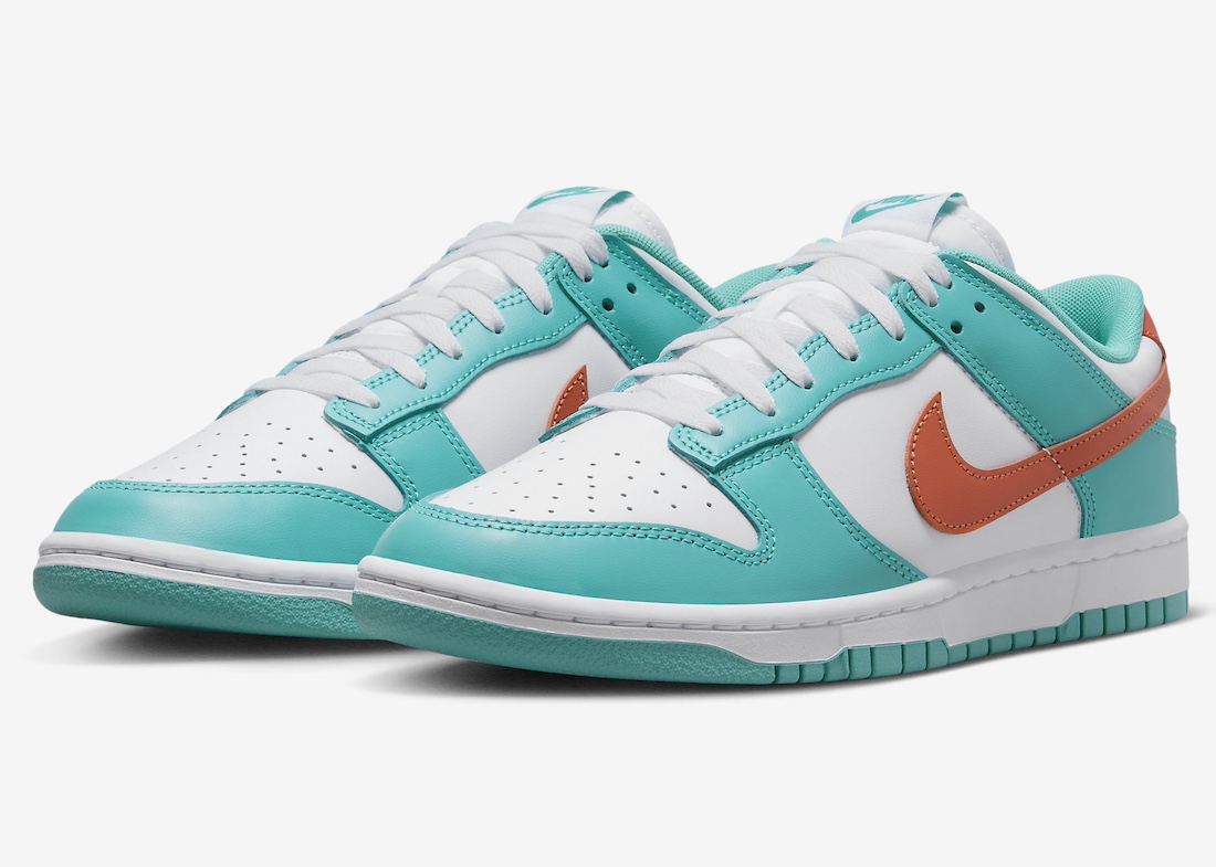 Nike Dunk Low Miami Dolphins Dusty Cactus DV0833 102 4