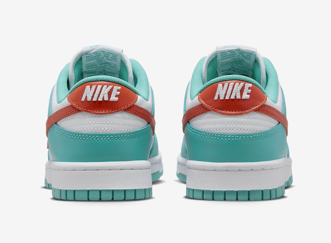 Nike Dunk Low Miami Dolphins Dusty Cactus DV0833 102 5