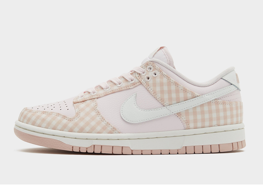 Nike Dunk Low Pink Gingham Release Date 1