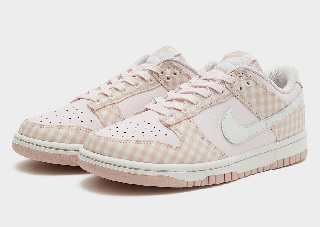 First Look: Nike Dunk Low “Pink Gingham”