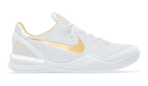 Nike Kobe 8 Protro White Metallic Gold Release Info