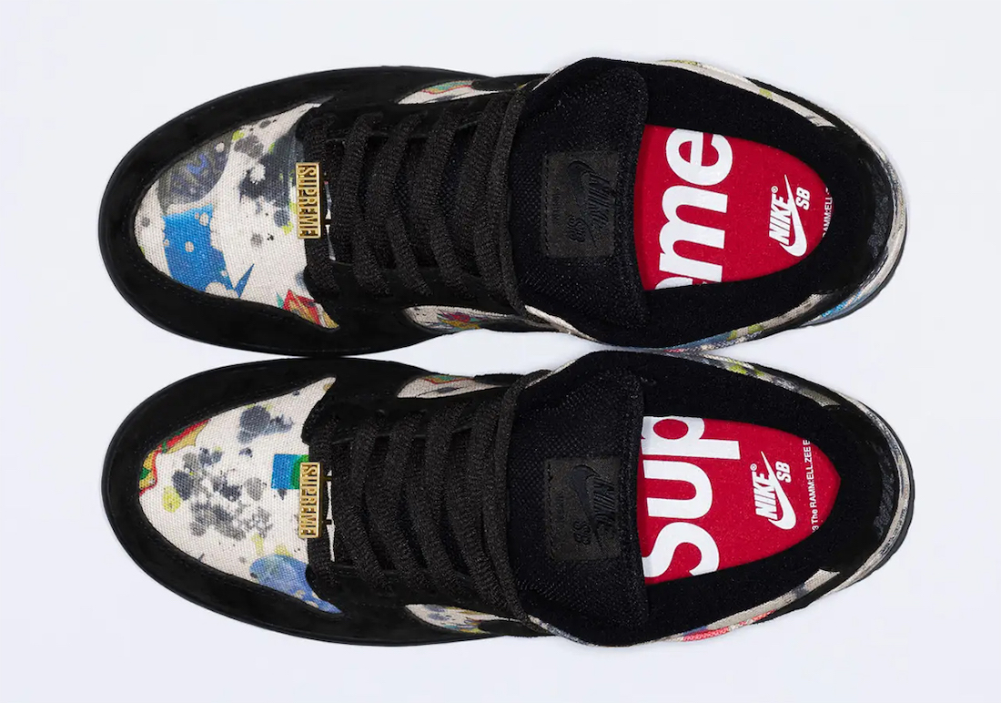 Supreme Nike SB Dunk Low Rammellzee Release Date 2