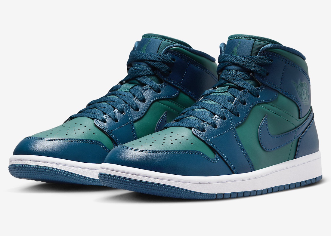 Air Jordan 1 Mid Releasing in Teal and French Blue