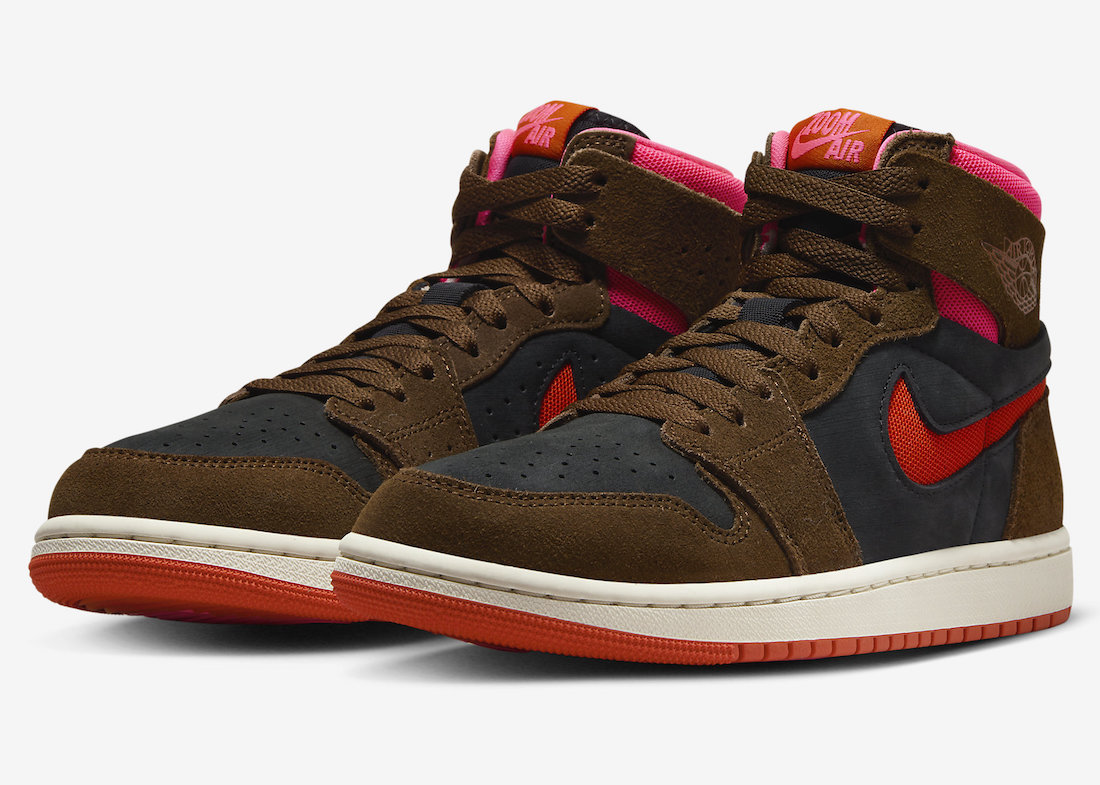 Air Jordan 1 Zoom CMFT 2 Releasing in Cacao Wow and Picante Red