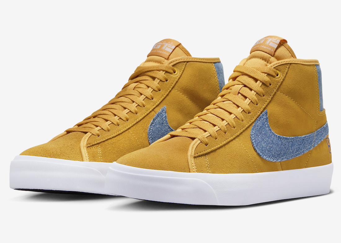 Nike Zoom Blazer Mid Pro GT “University Gold” Now Available