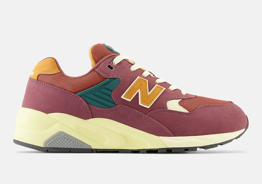 New Balance 580 Available in “Washed Burgundy”