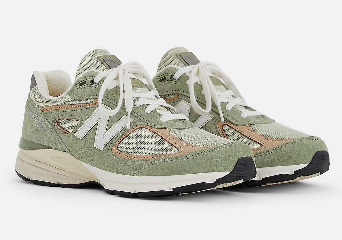 New Balance 990v4 Made in USA “Olive” Releases October 2023