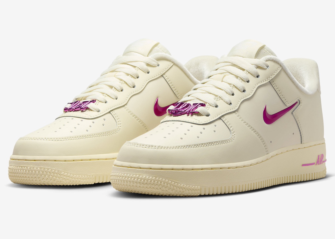 Nike Air Force 1 Low “Just Do It” Releasing in Coconut Milk and Playful Pink