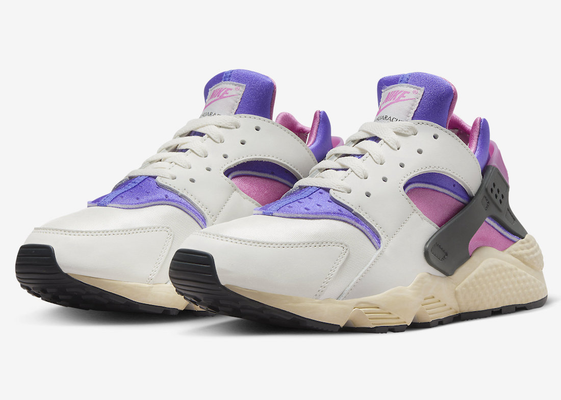 This Nike Air Huarache Sports Blue Joy and Playful Pink