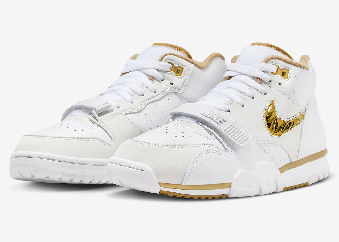Nike Air Trainer 1 “College Football Playoffs” Releasing in White/Gold