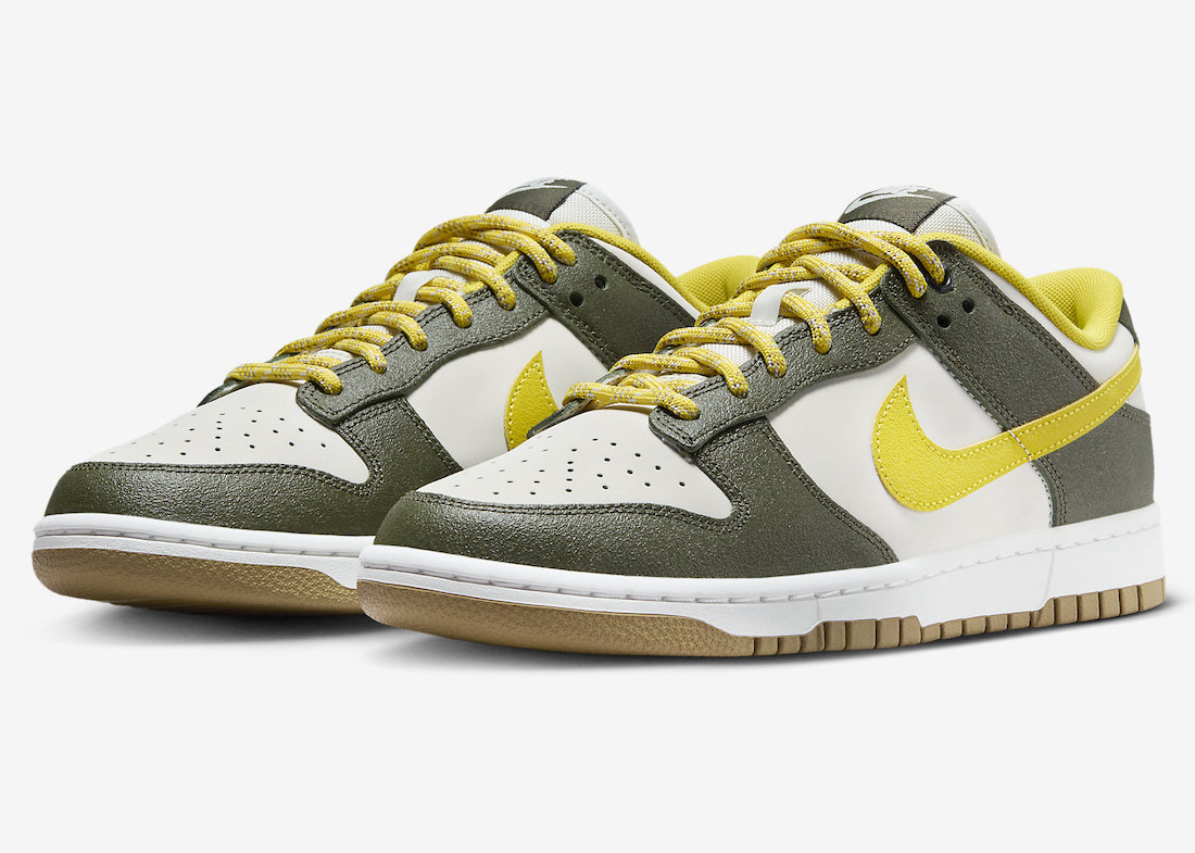 Nike Dunk Low Gets Winterized in Cargo Khaki and Vivid Sulfur