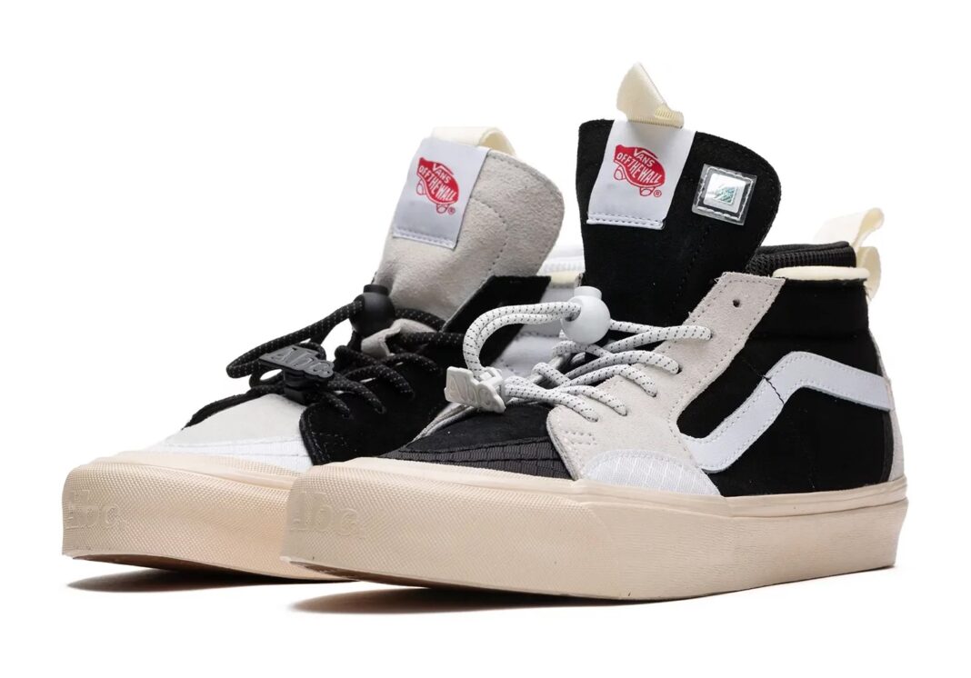 The includes premium suede and nylon versions of the Vans Half Cab