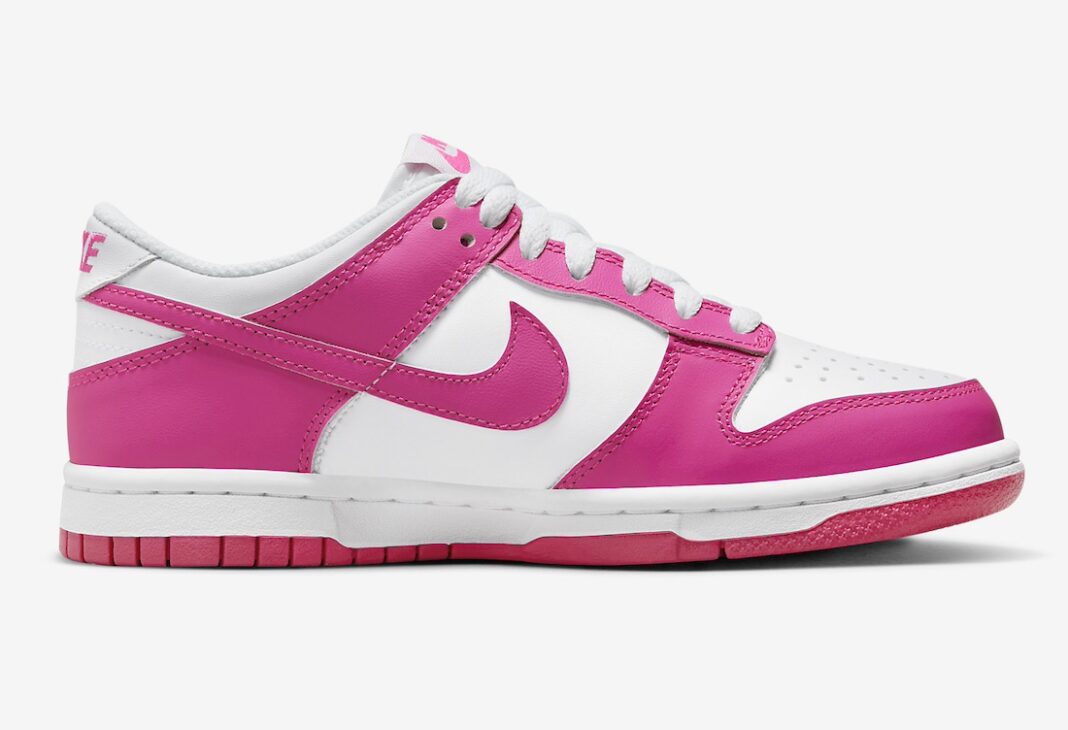 Nike Dunk Low Gs Laser Fuchsia Fb9109-102