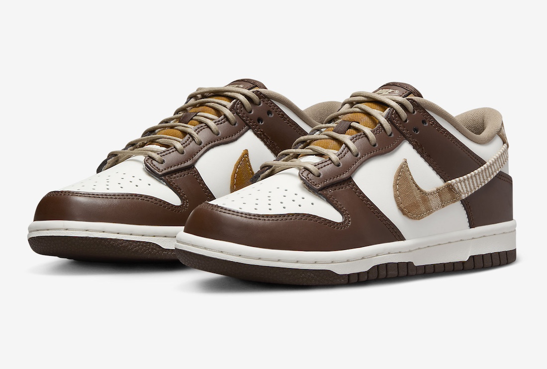 Nike Dunk Low GS “Brown Plaid” Now Available