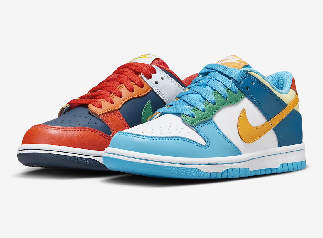 Nike Dunk Low GS What The Multi Color FQ8348 902 4