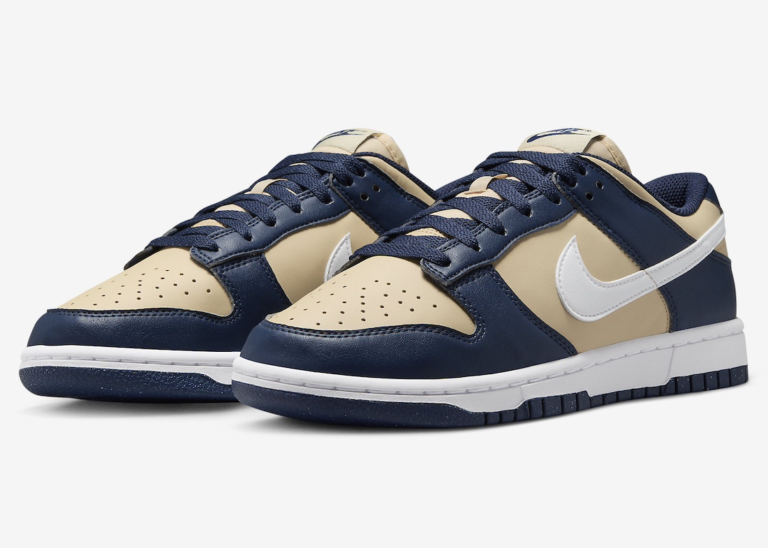 Nike Dunk Low Next Nature Releasing in Midnight Navy and Team Gold